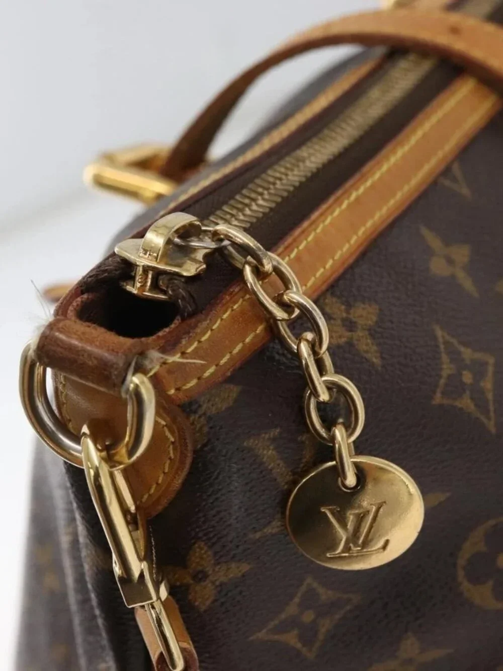 LOUIS VUITTON Monogram Palermo GM Tote Bag M40146 LV Auth ep14584A